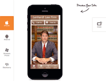 Tablet Screenshot of lenhardtlaw.com